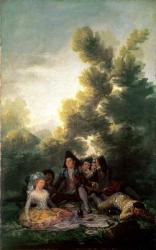 The Picnic, 1785-90 (oil on canvas) | Obraz na stenu