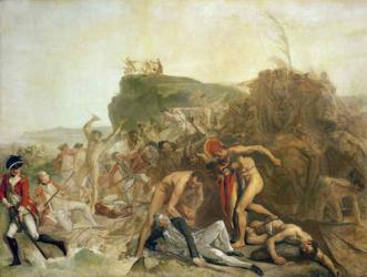 The Death of Captain James Cook, 14th February 1779 (oil on canvas) | Obraz na stenu