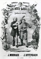 'Les Deux Aveugles' (lithograph) | Obraz na stenu