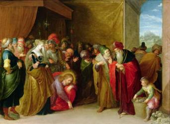 Christ and the Woman Taken in Adultery | Obraz na stenu