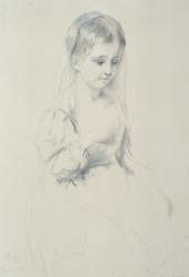 Portrait Study of a young girl | Obraz na stenu