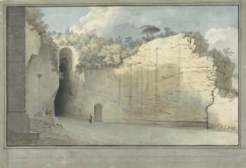 The Grotto at Posillipo, c.1782 (w/c on laid paper) | Obraz na stenu