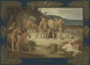 Work, c.1863 (oil on canvas) | Obraz na stenu