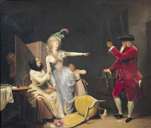 The Jealous Old Man, 1791 (oil on canvas) | Obraz na stenu