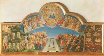 The Last Judgement, altarpiece from Santa Maria degli Angioli, c.1431 (oil on panel) | Obraz na stenu