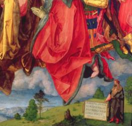 The Landauer Altarpiece, All Saints Day, 1511 (oil on panel) (detail of 68677) | Obraz na stenu