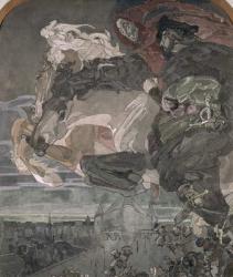The Flight of Faust and Mephistopheles, 1896 | Obraz na stenu
