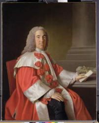 Alexander Boswell (1706-82) Lord Auchinleck, c.1754-55 (oil on canvas) | Obraz na stenu