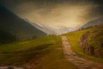 Road to the Unknown, 2016, (Direct Print on Brushed Aluminium, BUTLERFINISH® Look) | Obraz na stenu