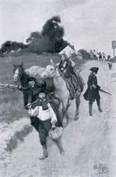 Tory Refugees on Their Way to Canada, illustration from 'Colonies and Nation' by Woodrow Wilson, pub. Harper's Magazine, 1901 (litho) | Obraz na stenu