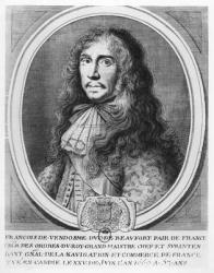 François de Bourbon, Duc de Beaufort (engraving) | Obraz na stenu