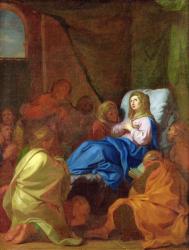 The Death of the Virgin (oil on canvas) | Obraz na stenu