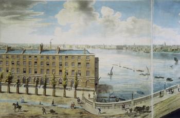 Panoramic view of London, 1792-93 (coloured aquatint) | Obraz na stenu