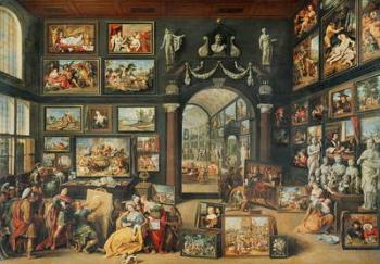 The Studio of Apelles (oil on panel) | Obraz na stenu