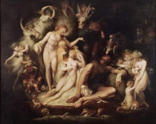 The Awakening of Titania, 1785-9 (oil on canvas) | Obraz na stenu