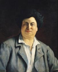 Portrait of Alexandre Dumas pere (1802-70), 1878 (oil on canvas) | Obraz na stenu