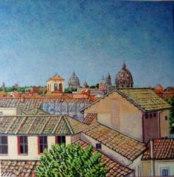 Capitoline Hill, 2008 (oil on canvas) | Obraz na stenu