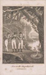 Alexander Wilson and companions on the Susquehanna, 1809 (etching) | Obraz na stenu