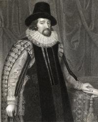 Portrait of Francis Bacon (1561-1626) Viscount St Albans, from 'Lodge's British Portraits', 1823 (litho) | Obraz na stenu