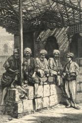 A Turkish Coffee-house (engraving) | Obraz na stenu