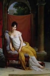 Portrait of Madame Recamier (1777-1849) (oil on canvas) | Obraz na stenu