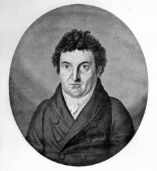 Johann Gottlieb Fichte, engraved by Johann Friedrich Jugel after a painting of 1808 (engraving) | Obraz na stenu