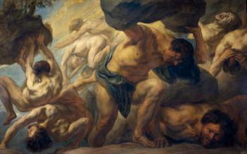 Defeat of the Titans, 1678 (oil on canvas) | Obraz na stenu