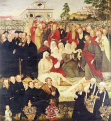 Reformers' group at a miracle (oil on canvas) (see also 308463) | Obraz na stenu