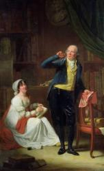 Jacques Delille (1738-1813) and his Wife, 1802 (oil on canvas) | Obraz na stenu