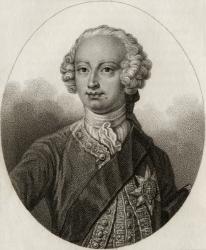 Frederick, Prince of Wales, engraved by Gerimia, from 'A Catalogue of the Royal and Noble Authors', published 1806 (litho) | Obraz na stenu