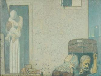 The Farewell, c.1907 (tempera on canvas) | Obraz na stenu