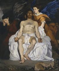 The Dead Christ with Angels, 1864 (oil on canvas) | Obraz na stenu