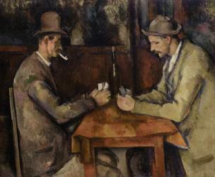 The Card Players, 1893-96 (oil on canvas) | Obraz na stenu