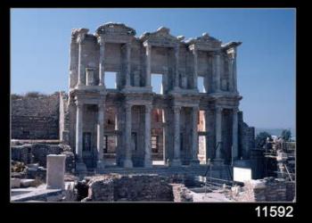 Celsus Library, built in AD 135 (photo) | Obraz na stenu