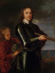 Portrait of Oliver Cromwell (1599-1658) (oil on canvas) | Obraz na stenu