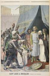 St. Louis in Jerusalem, illustration from the illustrated supplement of Le Petit Journal, 11th September, 1898 (colour litho) | Obraz na stenu