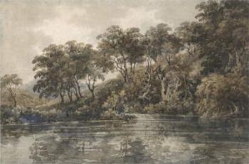 Trees and Ponds near Bromley, Kent, c.1798 (w/c over pencil with bodycolour on paper) | Obraz na stenu
