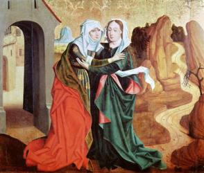 The Visitation, c.1460 (oil on panel) | Obraz na stenu