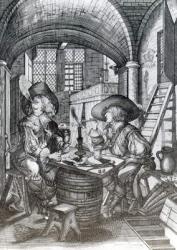 The Sucklington Faction, or (Sucklings) Roaring Boyes, printed in 1641 (engraving) | Obraz na stenu