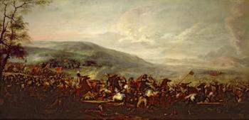 Battle between the Hungarians and Turkish (oil on canvas) | Obraz na stenu