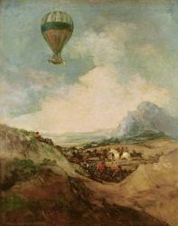 The Balloon or, The Ascent of the Montgolfier (oil on canvas) | Obraz na stenu