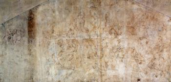 Study for the 'Battle of Cascina' 1504 (brown ink on paper) (recto) | Obraz na stenu