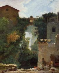 The Falls of Tivoli (oil on canvas) | Obraz na stenu