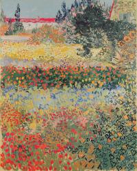 Garden in Bloom, Arles, 1888 (oil on canvas) | Obraz na stenu