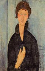 Woman with Blue Eyes, c.1918 (oil on canvas) | Obraz na stenu