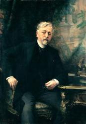 Portrait of Gustave Eiffel (1832-1923) 1905 (oil on canvas) | Obraz na stenu