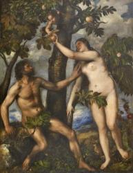Adam and Eve, c.1550 (oil on canvas) | Obraz na stenu