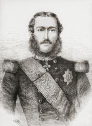 Leopold II, 1835 – 1909. Second king of the Belgians. From L'Univers Illustre published 1866. | Obraz na stenu