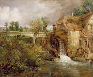 Mill at Gillingham, Dorset, 1825-26 (oil on canvas) | Obraz na stenu
