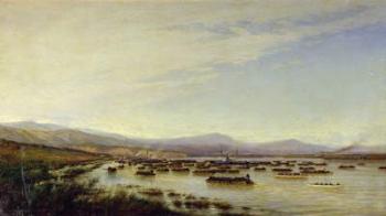 The Russian Army crossing the Danube in June 1877, 1878 (oil on canvas) | Obraz na stenu